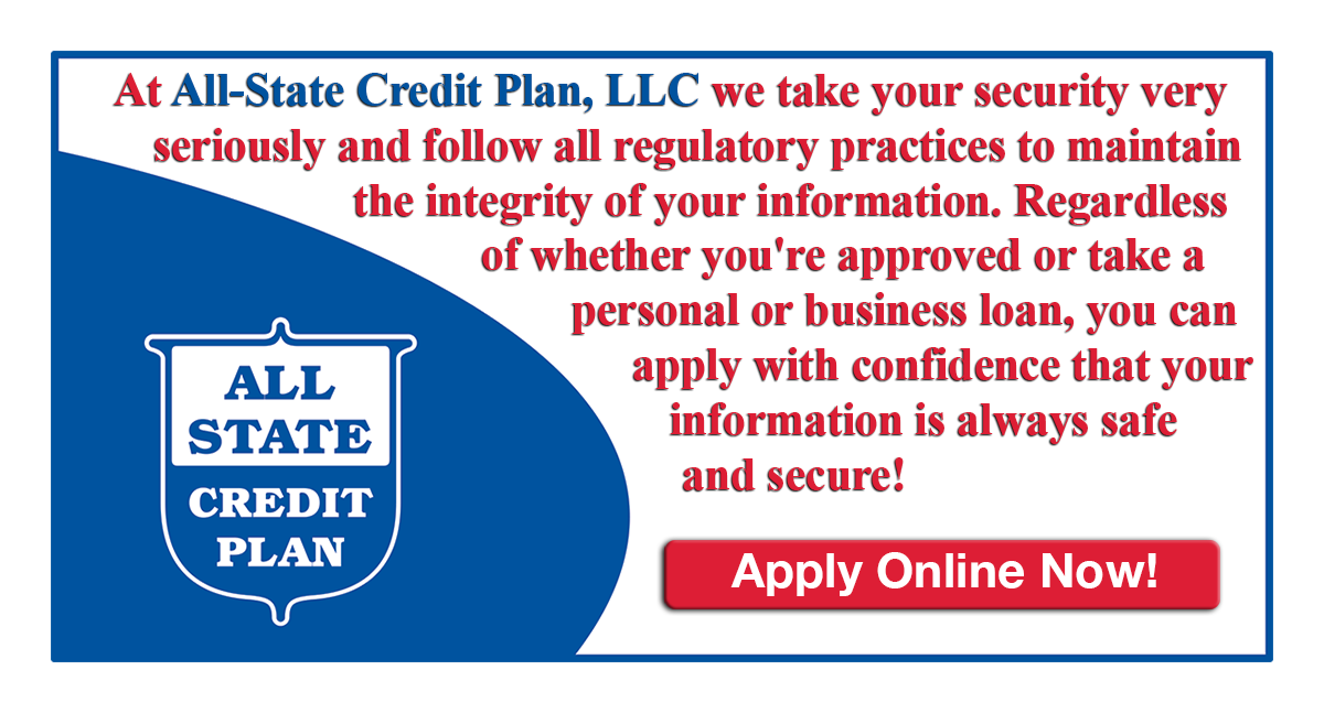All-State Credit Plan • Secure Online Loan Application
